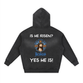 Sunfade Two-way Zipper Boxy Fleece Hoodie