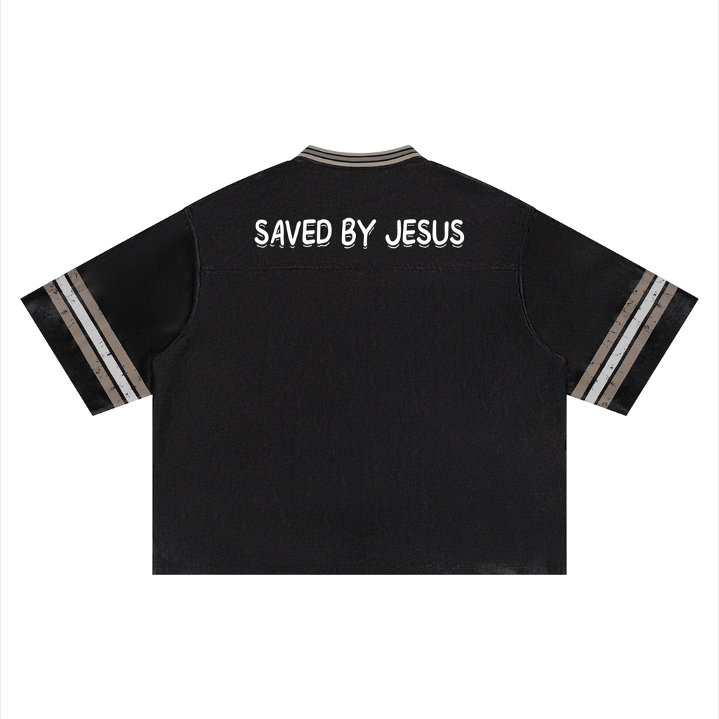 Unisex Boxy Striped Soccer Jersey