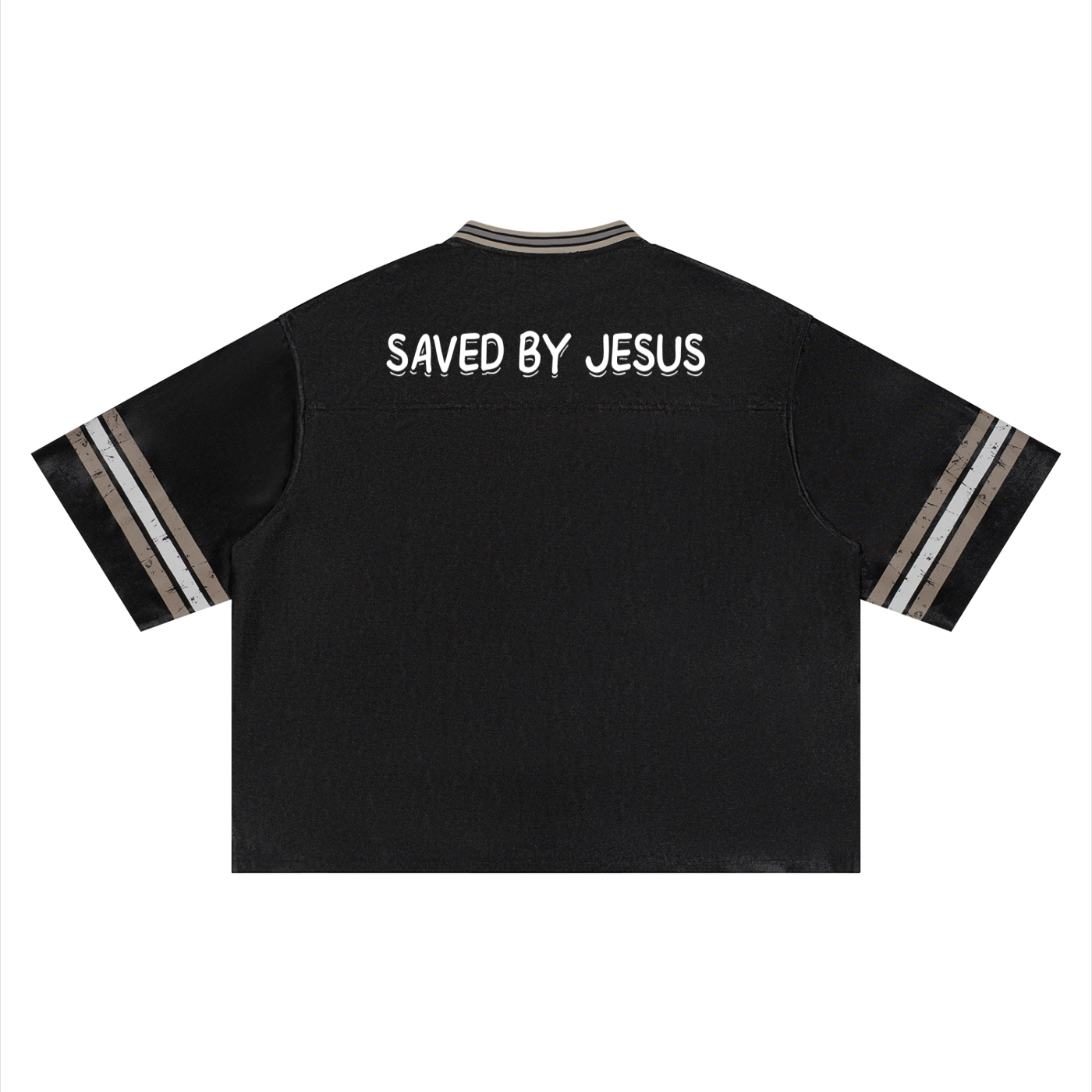 Unisex Boxy Striped Soccer Jersey