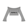 Women's Off-the-Shoulder Bell Sleeve Crop T-Shirt