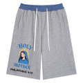 Unisex Plaid Waistband Shorts