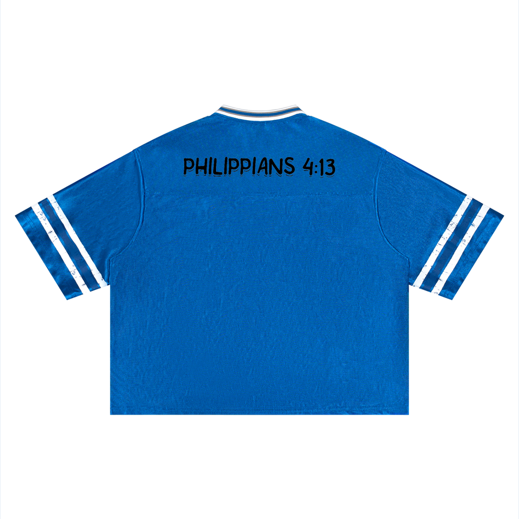 Unisex Boxy Striped Soccer Jersey