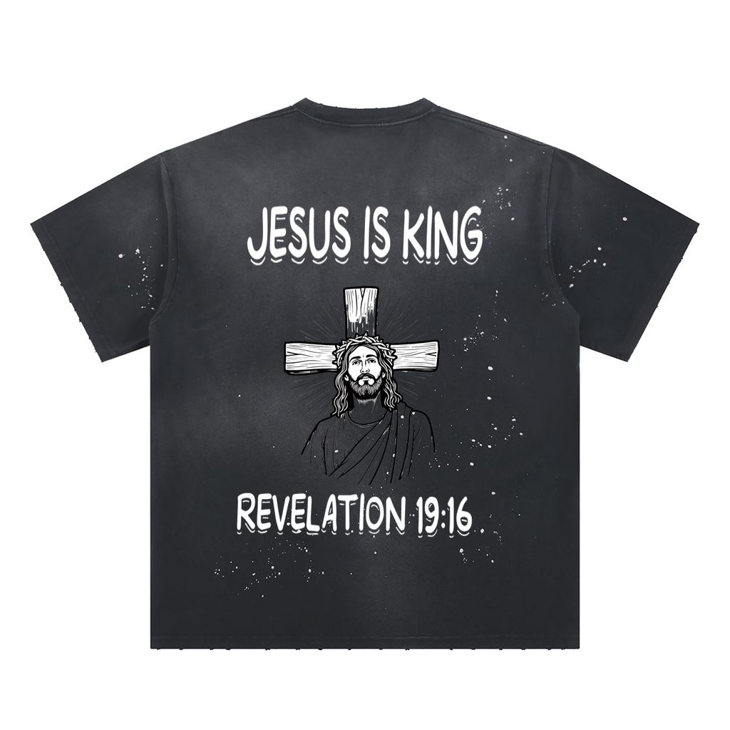 Jesus is king Paint Splatter T-Shirt