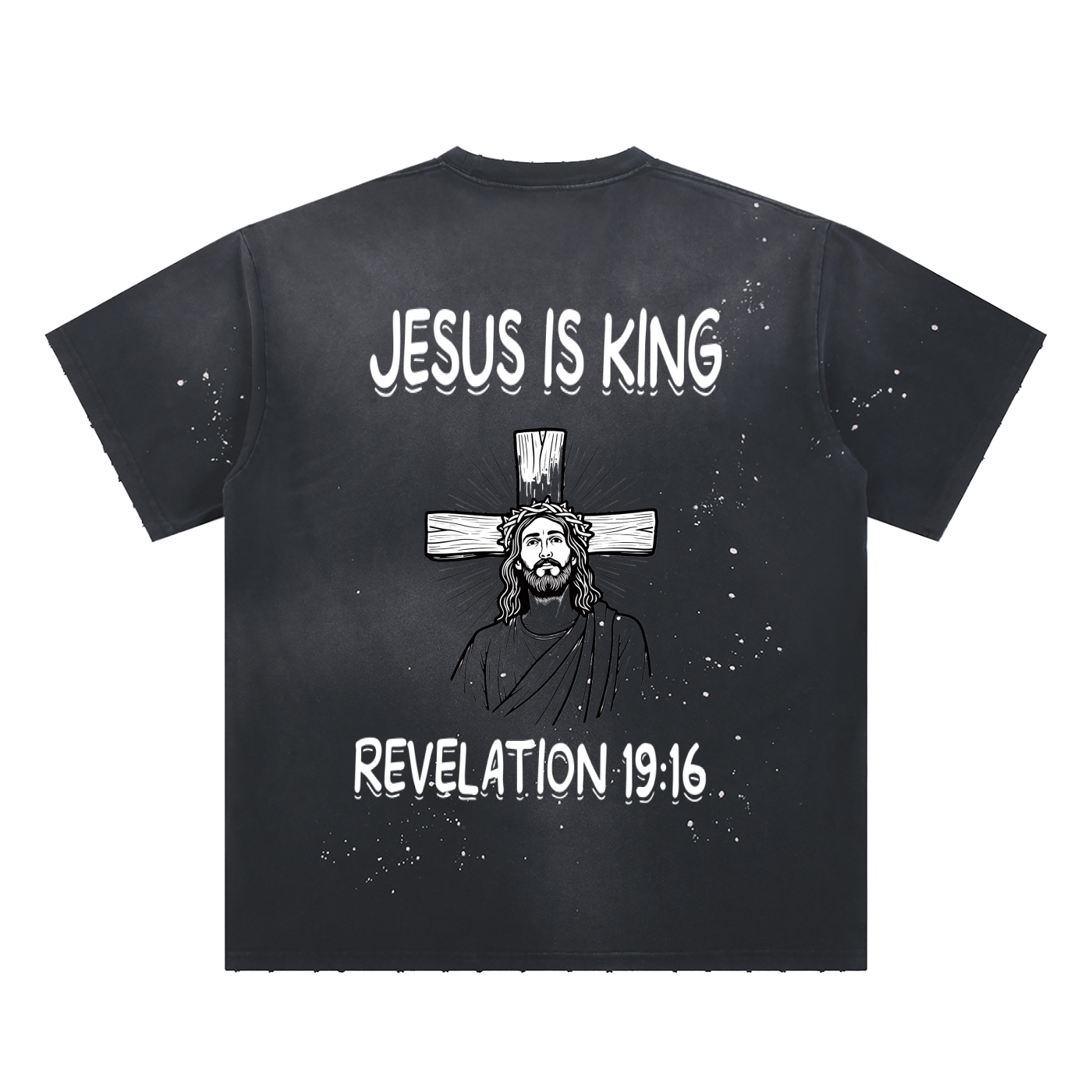 Jesus is king Paint Splatter T-Shirt